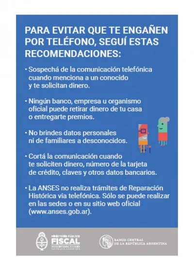 Recomendaciones para evitar estafas telefónicas